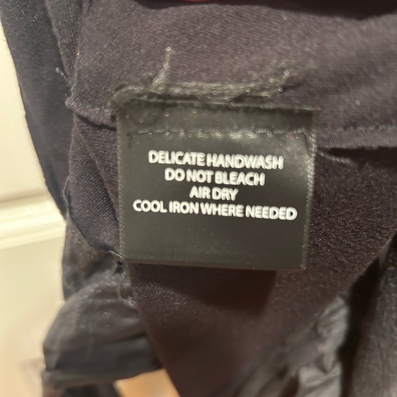 Simply Mila Black Wearable Art Maxi Dress With Long Fringe Bottom Size Large - Picture 6 of 8